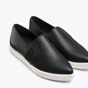 Vince Pierce Perforated Leather Sneakers